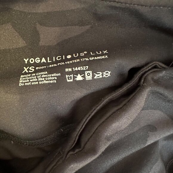 Yogalicious Lux Camo High Waisted Leggings XS - Picture 4 of 4